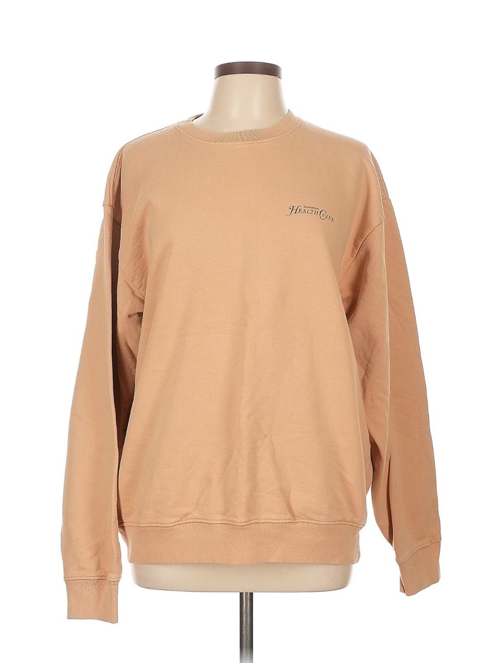 Sporty and Rich Tan Health Club Sweatshirt